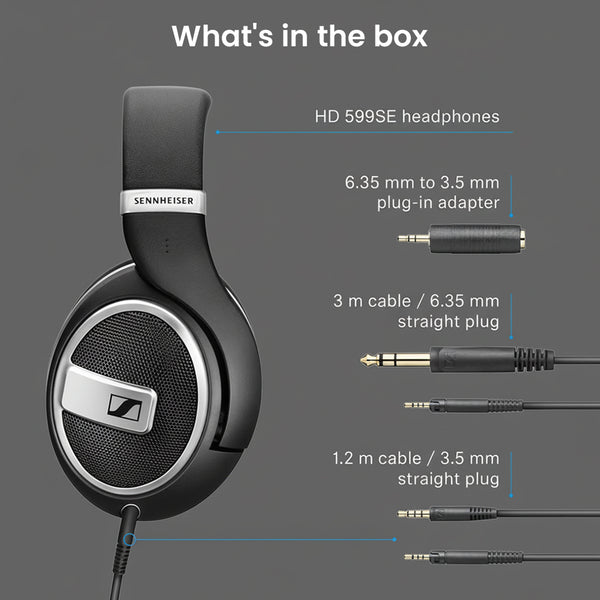 Sennheiser- HD 599 SE Closed-Back Wired Headphone - 9