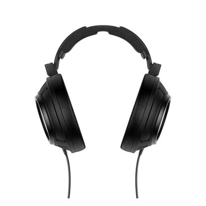 Front view of Sennheiser HD 820 over-ear headphones highlighting the closed-back design and padded headband for comfort.