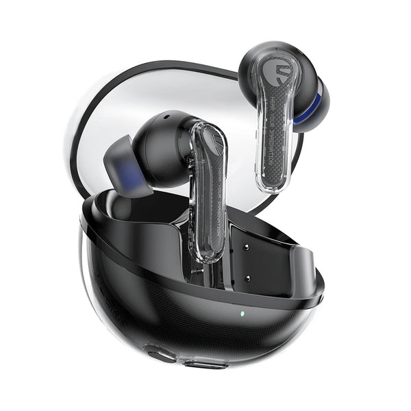 SoundPEATS Clear True Wireless Earbuds Dual ENC Mic, Gaming Mode