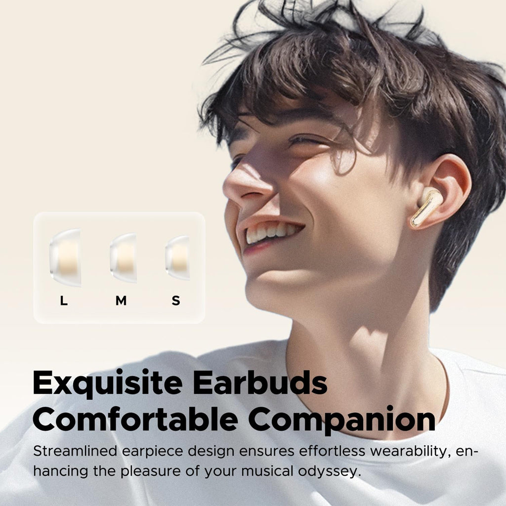 SoundPEATS Clear True Wireless Earbuds Dual ENC Mic, Gaming Mode, App Control