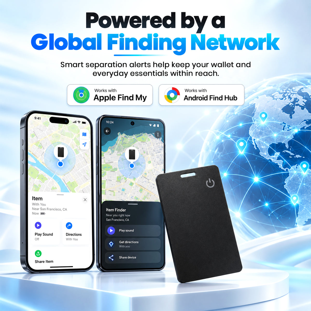StarTag Card Finder Air Tag for iOS and Android Bluetooth Tracker