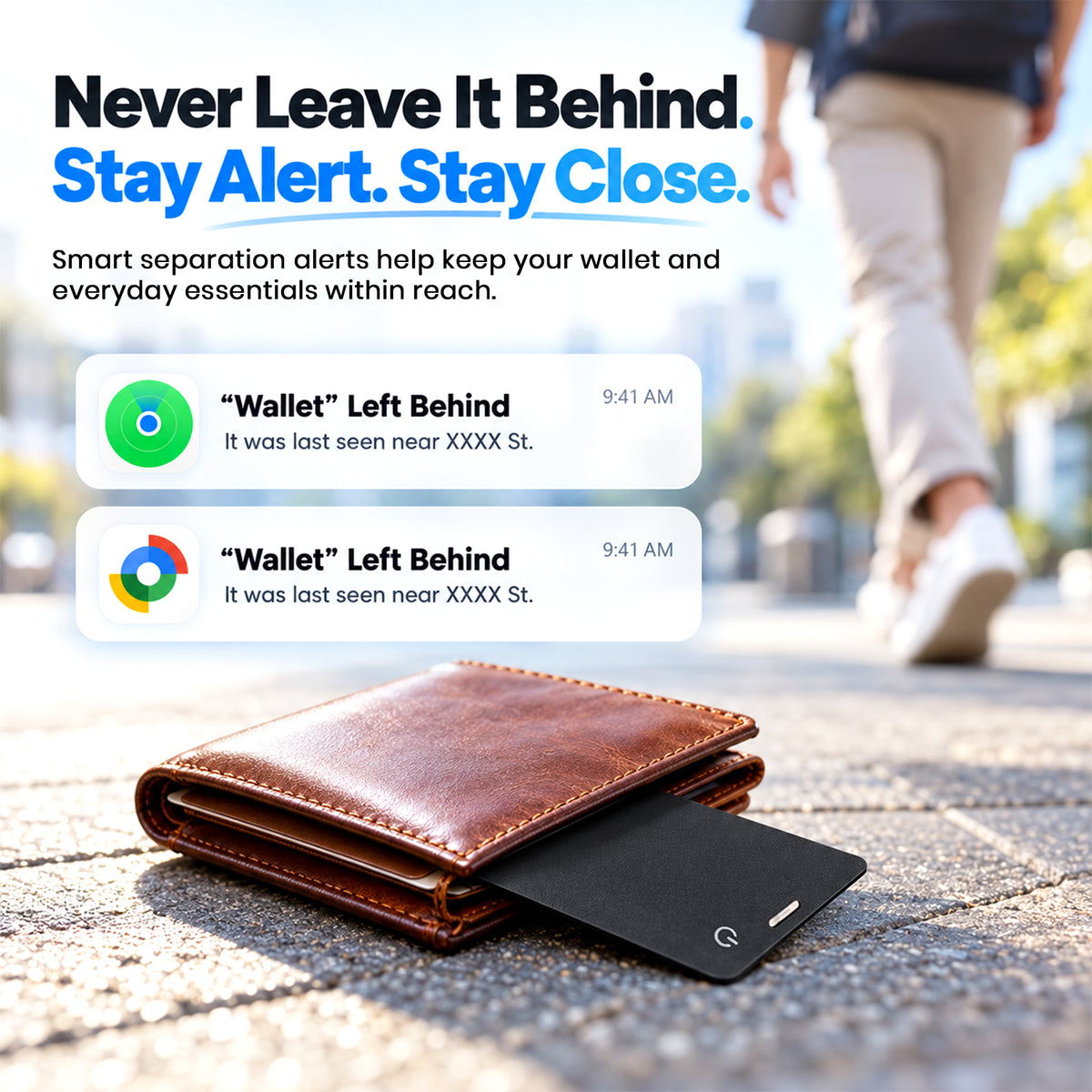 StarTag Card Finder Air Tag for iOS and Android Bluetooth Tracker
