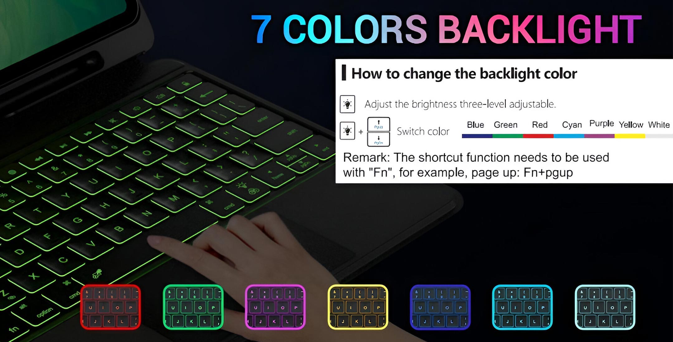 T5310D Keyboard Case for iPad Pro 13 inch M4 2024 Concept Kart