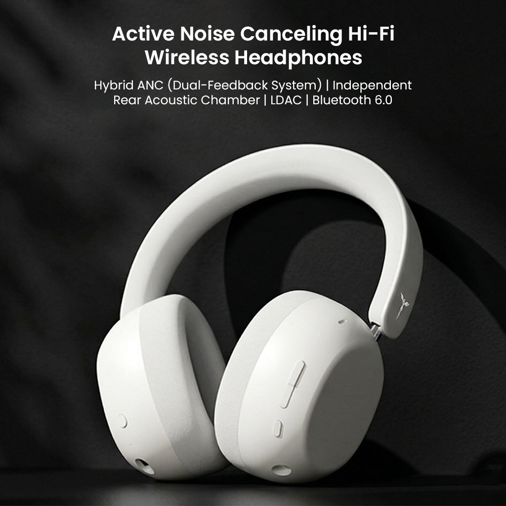 Active Noise Cancelling Hi-Fi Wireless Headphones