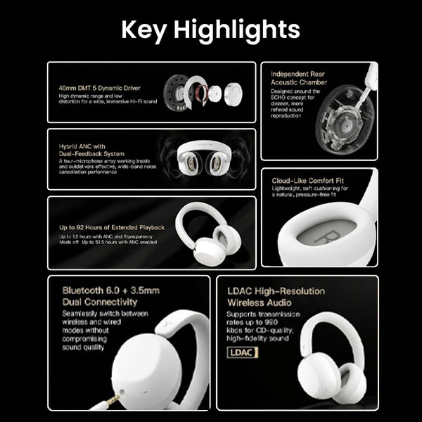TANCHJIM - RITA Premium ANC Over-Ear Headphones - 3