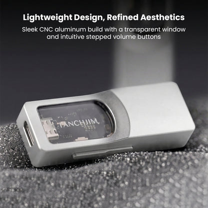 TANCHJIM Space Pro lightweight aluminum DAC & AMP with transparent window