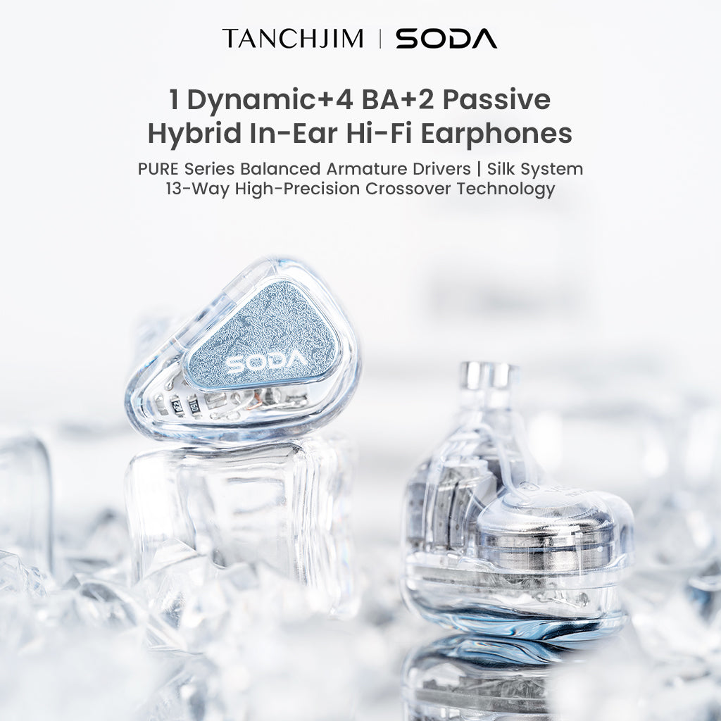 TANCHJIM - SODA 1DD + 4BA + 2 Passive Drivers Hybrid IEM – Concept