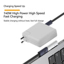 TECPHILE - 140W Female Type C to MagSafe 3 MacBook Adapter - 5