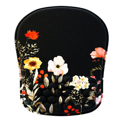 Floral ergonomic honeycomb mouse pad with wrist support