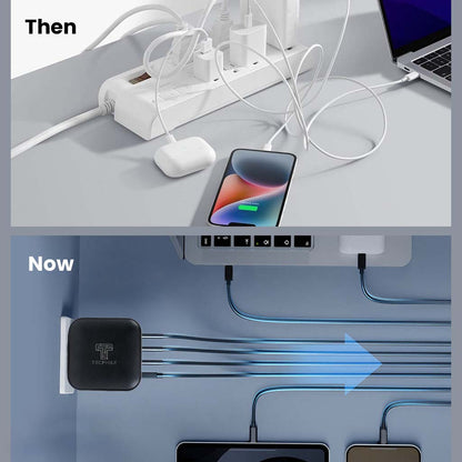 TECPHILE – 165W PD GaN Charger with Fast Charging Cable 6