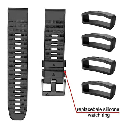 TECPHILE - 26mm Strap Loop Fastener Rings for Garmin