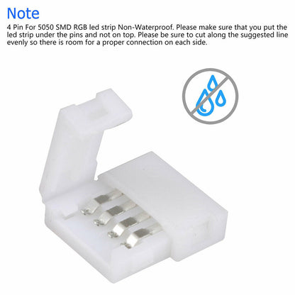 TECPHILE-4-Pin-RGB-Strip-Light-10mm-Solderless-Connector-_7