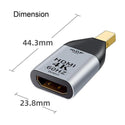 TECPHILE - 4K@60hz Mini Display Port to HDMI Adapter - 2