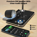TECPHILE 5-in-1 Study Desk Lamp with Bluetooth Speaker & Wireless Charging - 6