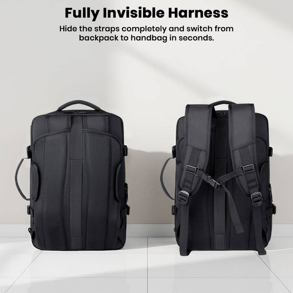 TECPHILE – Airbag Vacuum Backpack 36-55L Expendable Laptop Bag - 4