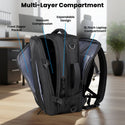 TECPHILE – Airbag Vacuum Backpack 36-55L Expendable Laptop Bag - 8