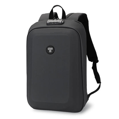 TECPHILE - COMPX Anti Theft Hard Shell Bag Laptop Backpack 15L Fit for 15.6” Laptop