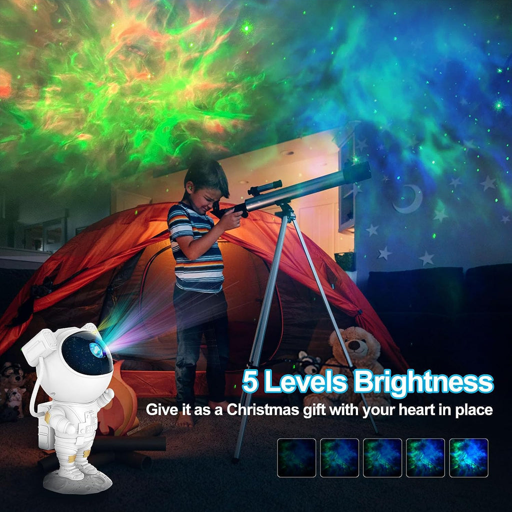TECPHILE - Astronaut Galaxy Projector with Remote Control