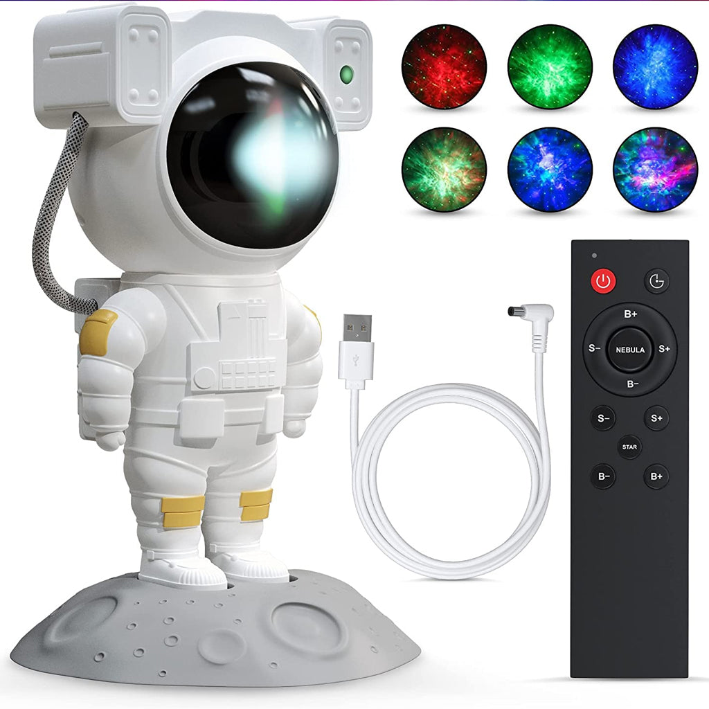 TECPHILE - Astronaut Galaxy Projector with Remote Control
