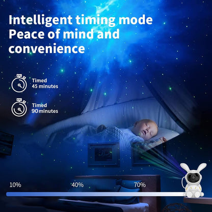 TECPHILE - Astronaut Galaxy Projector with Remote Control