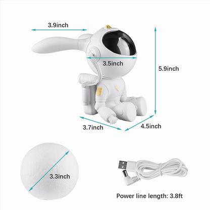 TECPHILE - Astronaut Galaxy Projector with Remote Control