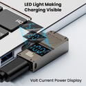 TECPHILE- DC to Type-C Adapter with Digital Display - 6