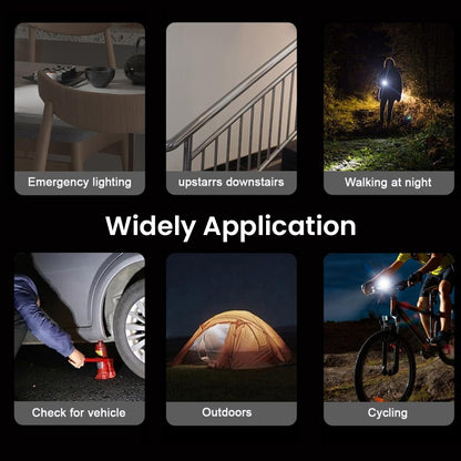 TECPHILE Mini Flashlight Adapter supports multiple uses like outdoor lighting, cycling, and emergency scenarios with USB-C compatibility.