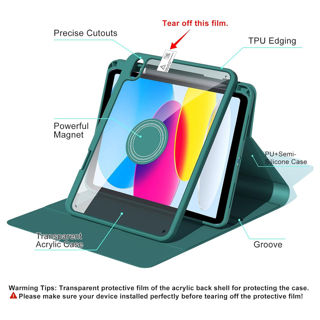 TECPHILE-HD209T-Keyboard-Case-Jesper-Green-01_5