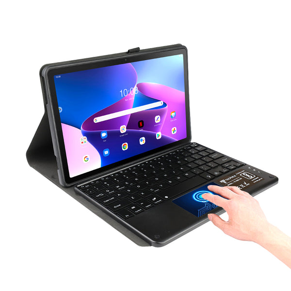 TECPHILE - LX106T Keyboard Case for Lenovo Tab M10 Plus 10.61” - 1