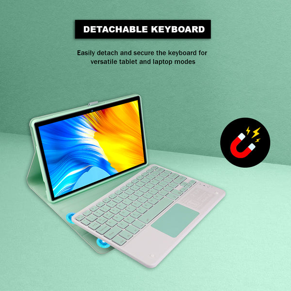 TECPHILE - LX106T Keyboard Case for Lenovo Tab M10 Plus 10.61” - 10