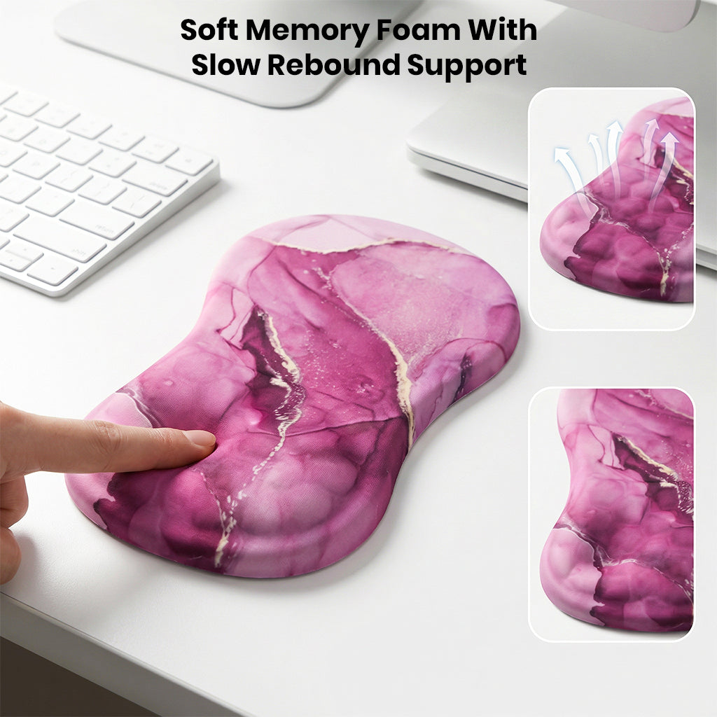 Gaming and office mouse pad with non-slip base