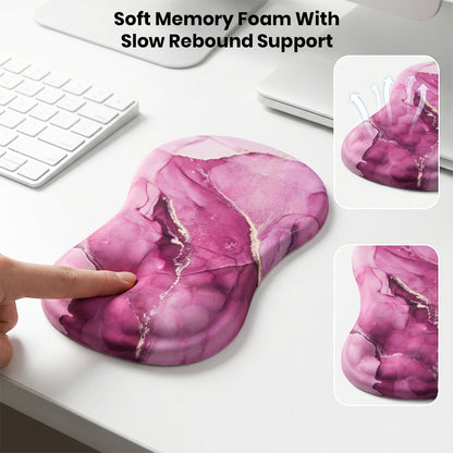 Gaming and office mouse pad with non-slip base