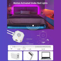 TECPHILE – Motion Sensor 5m RGB LED Strip Light with App Control - 2