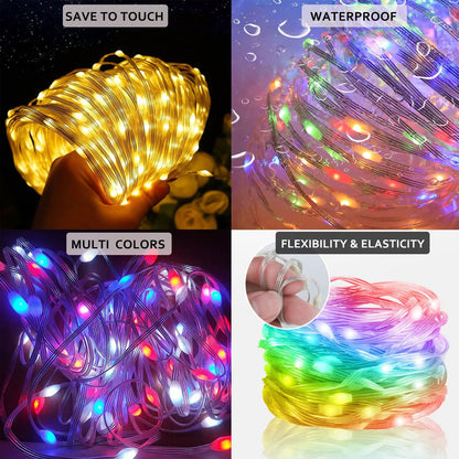 USB Powered Smart Fairy String Lights with Music Sync Flexible 