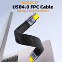 TECPHILE - PD240W 40Gbps Type C Male to Type C  Male FPC Cable - 3