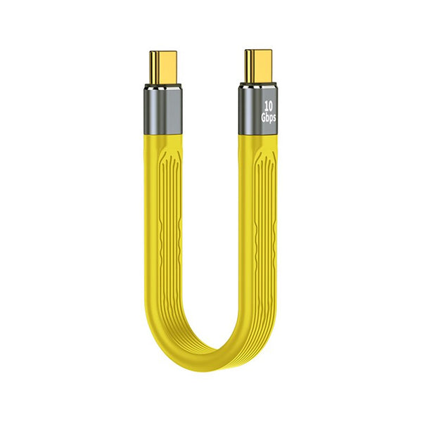 TECPHILE - PD60W 10Gbps Type C Male to Type C Male FPC Cable - 1
