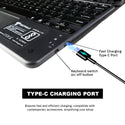 TECPHILE - T500T Keyboard Case for Samsung Tab A7 - 4