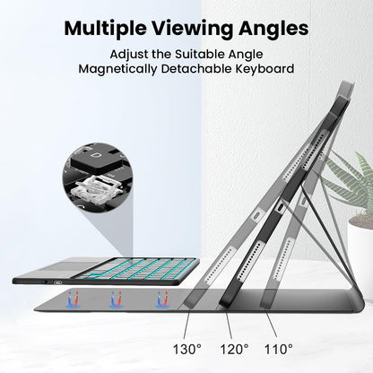 Adjustable viewing angles of Keyboard Case for OPPO Pad SE 11-Inch