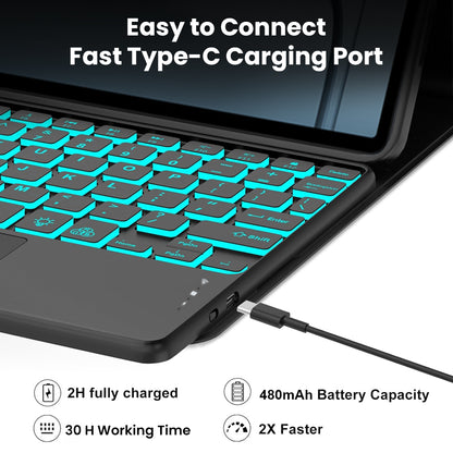 Fast Type-C charging port on Keyboard Case for OnePlus Pad Lite