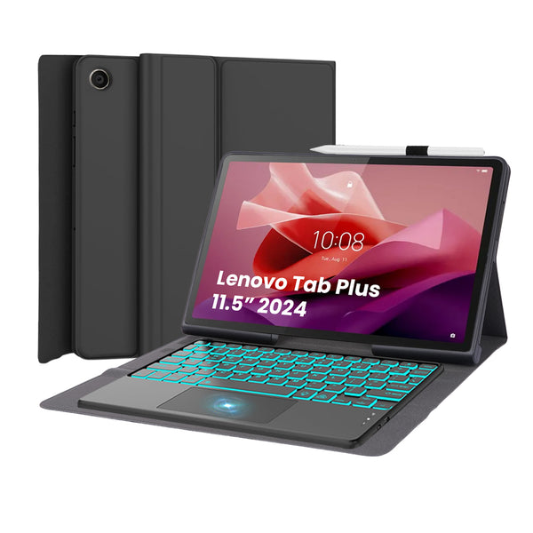 Keyboard Case for Lenovo Tab Plus 11.5” 2024 ZADX0098IN Folio Cover - 1