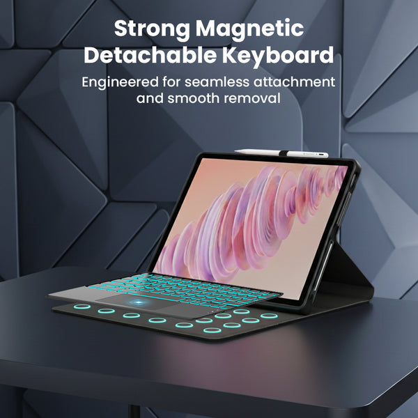 Keyboard Case for Lenovo Tab Plus 11.5” 2024 ZADX0098IN Folio Cover - 6