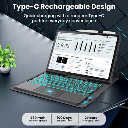Type-C rechargeable keyboard case for Lenovo Tab Plus 11.5”
