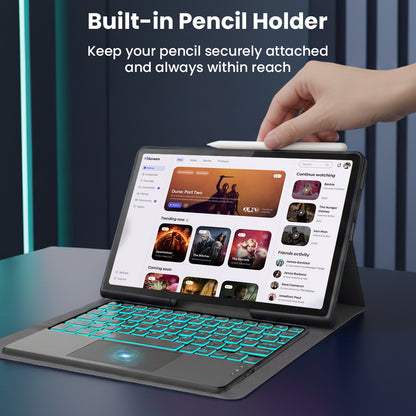 Keyboard case with built-in pencil holder for Lenovo Tab Plus 11.5”