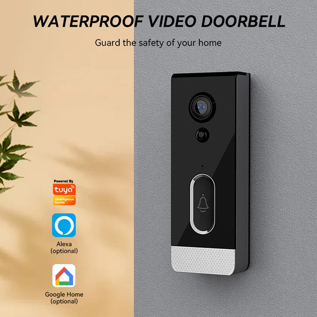 TECPHILE Smart Wireless Video Doorbell Two Way Audio