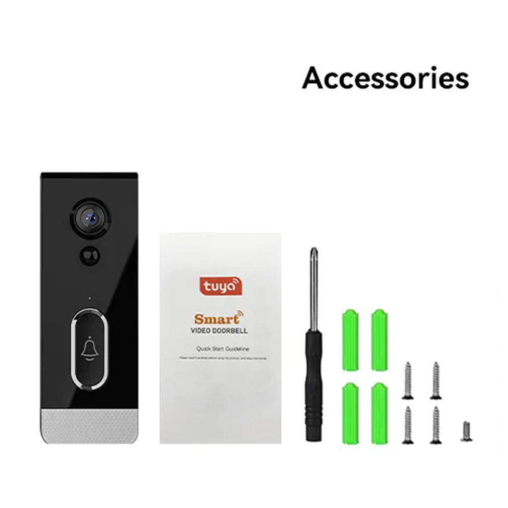 TECPHILE Smart Wireless Video Doorbell Two Way Audio