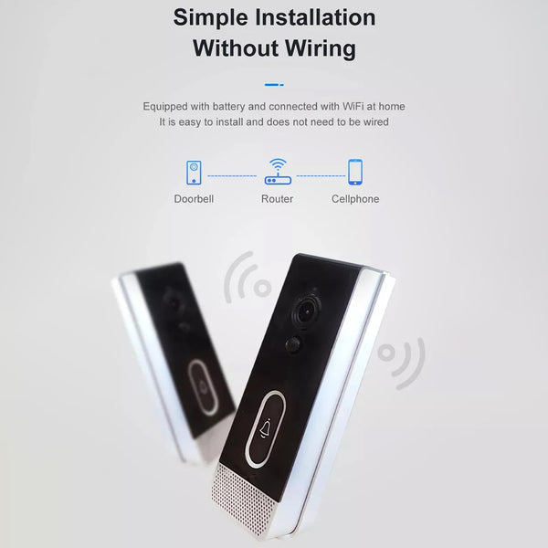 TECPHILE – Smart Wireless Video Doorbell Two Way Audio - 5