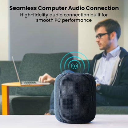 TECPHILE- TP01 Bluetooth 6.0 USB Bluetooth Transmitter delivers high-fidelity audio for smooth PC performance and seamless wireless speaker connection.