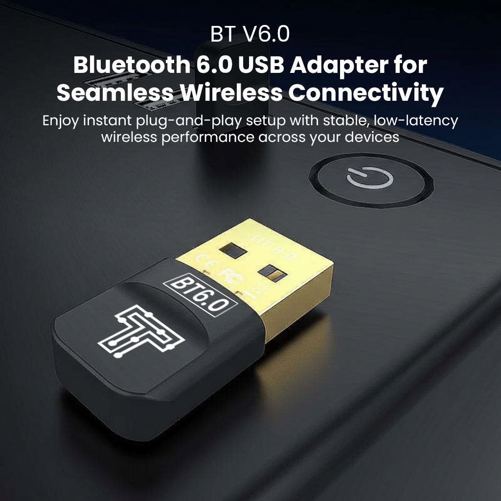 TECPHILE- TP01 Bluetooth 6.0 USB Bluetooth Transmitter