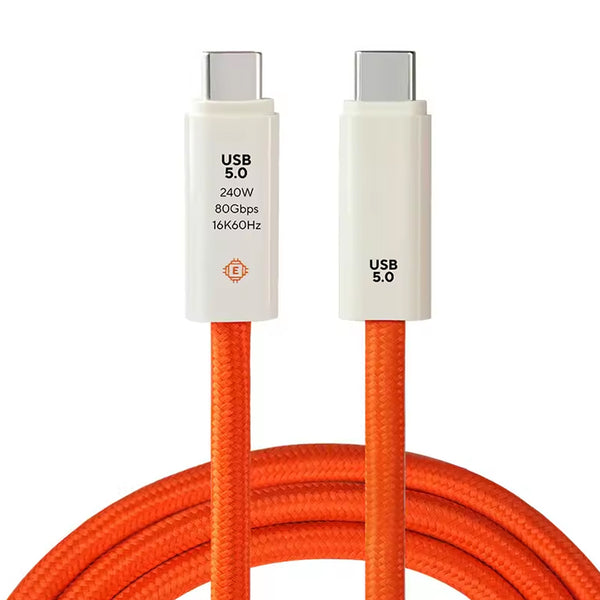 TECPHILE- TP03 240W Type-C to Type-C Fast PD Charging Cable (100CM) - 1
