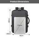 TECPHILE – Travel Laptop Bag 22L–37L Expandable and Convertible Bag - 10